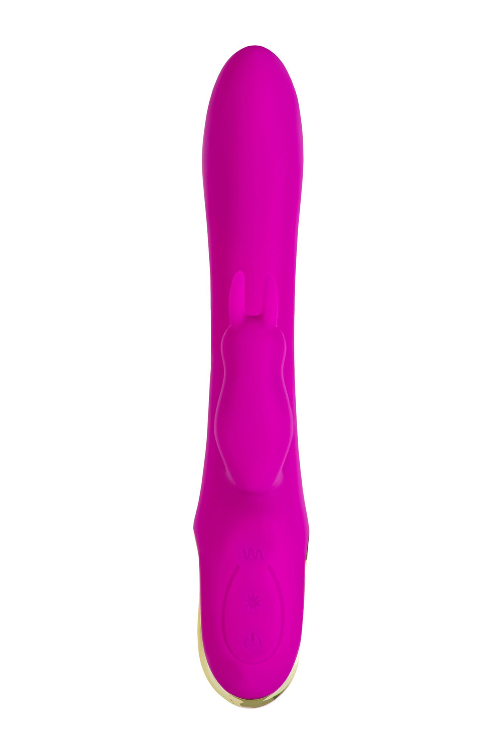 Тройной вибратор A-toys Trinny 21,5 см с кроликом и анальным отростком