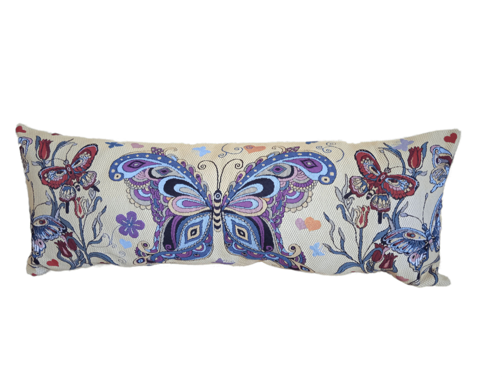 Декоративный гобеленовый чехол Бабочки 34х87