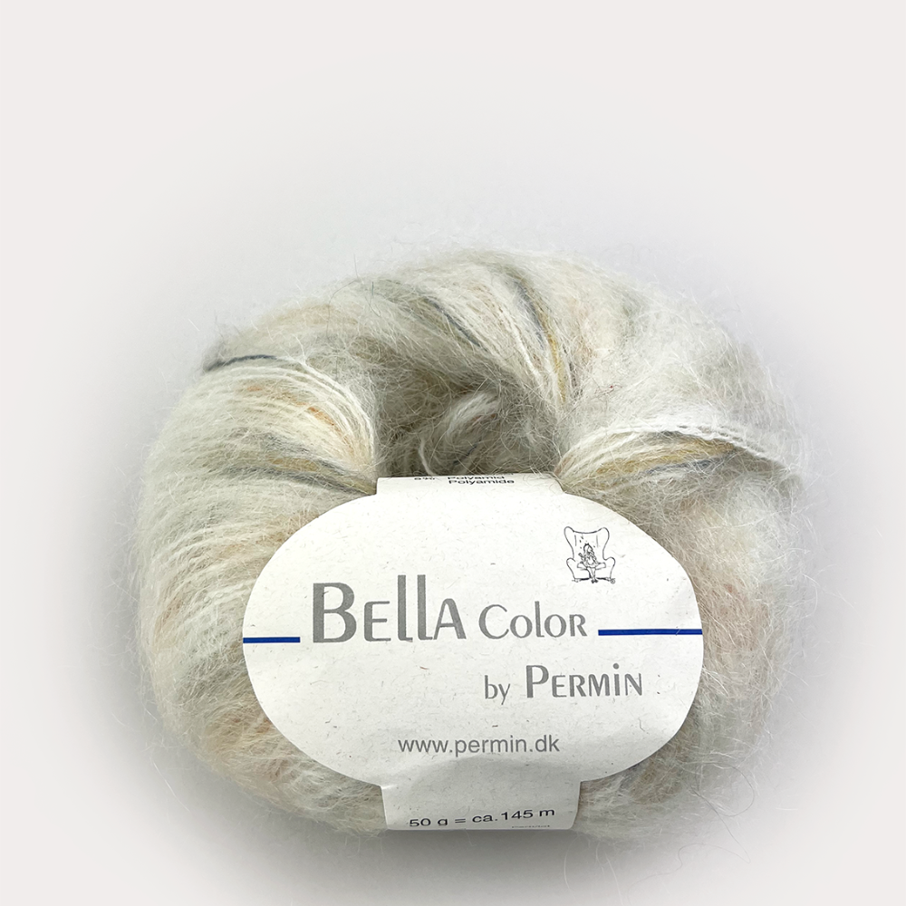 Пряжа для вязания Bella Color 883150, 75% мохер, 20% шерсть, 5% полиамид (50г 145м Дания)