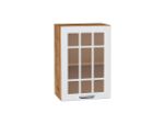 Шкаф верхний с 1-ой остекленной дверцей Прага
