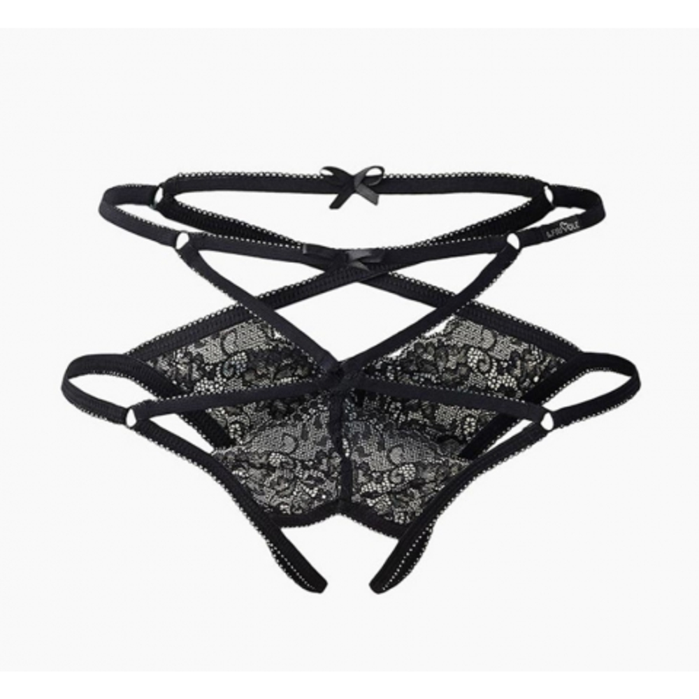 Трусики с доступом Le Frivole Easy to love, стреп-ленты, S-M, 42-44