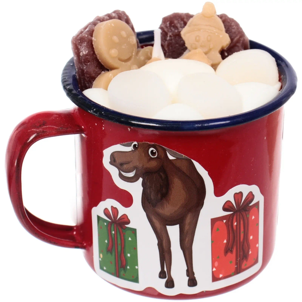 Свеча «Рождественский напиток» 5,5*8,5 см (204 гр), (упаковка 9*9*11,5 см)