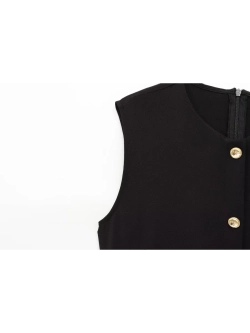 Платье миди с разрезом