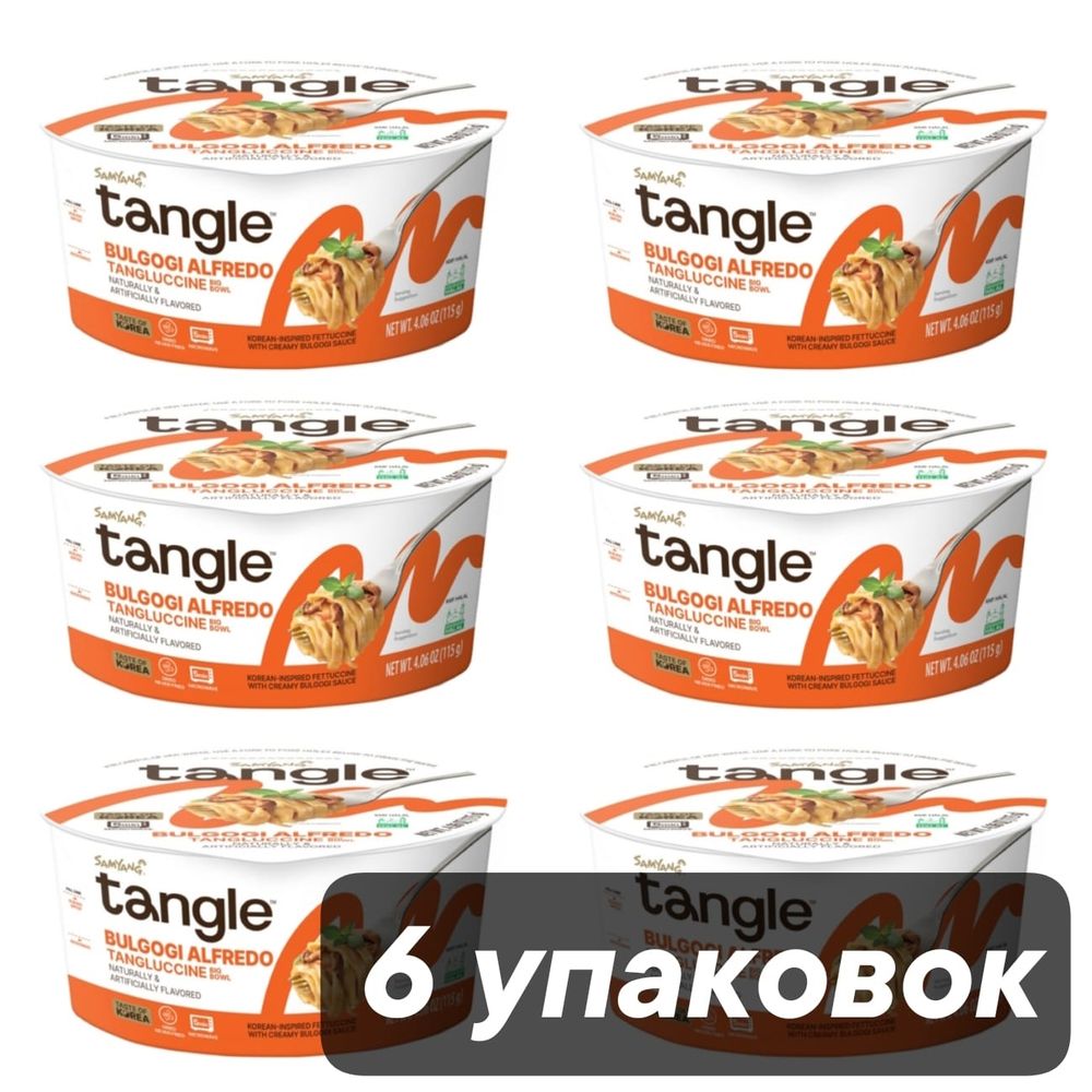 Лапша Samyang Tangle Bulgogi Alfredo 115 г 6 шт