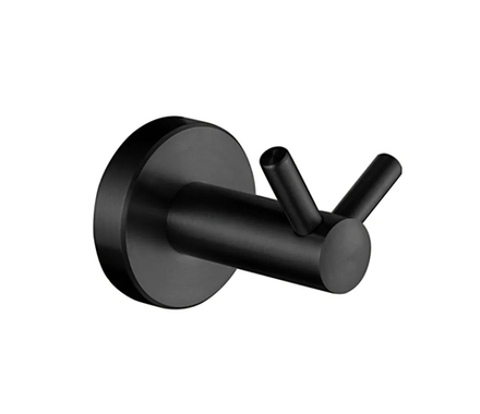 L71705B-2 Крючок двойной черный LEDEME