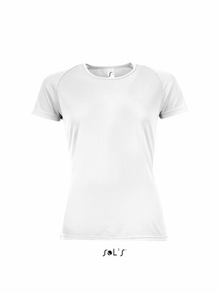 Футболка SPORTY, женская, полиэстер 140. Белый  S