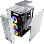 Корпус ATX Powercase Rhombus X4 White