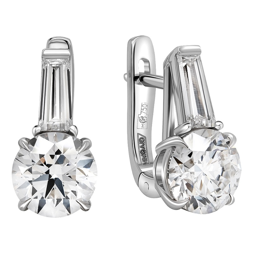 Cерьги  3.663 ct