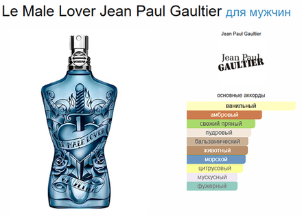 Jean Paul Gaultier Le Male Lover 125 ml (duty free парфюмерия)