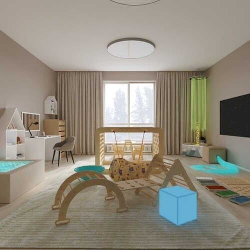 📚 Книги и… нейроресурс 🌱 Сенсорная комната, где ребёнок возвращается к себе — и открывает книгу