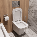 Унитаз подвесной Ceruttispa ВЕТТОРЕ (VETTORE) Aria MW CT9242 безободковый (480х340х350) белый матовый, ТЕРМООБЖИГ (не плёнка)
