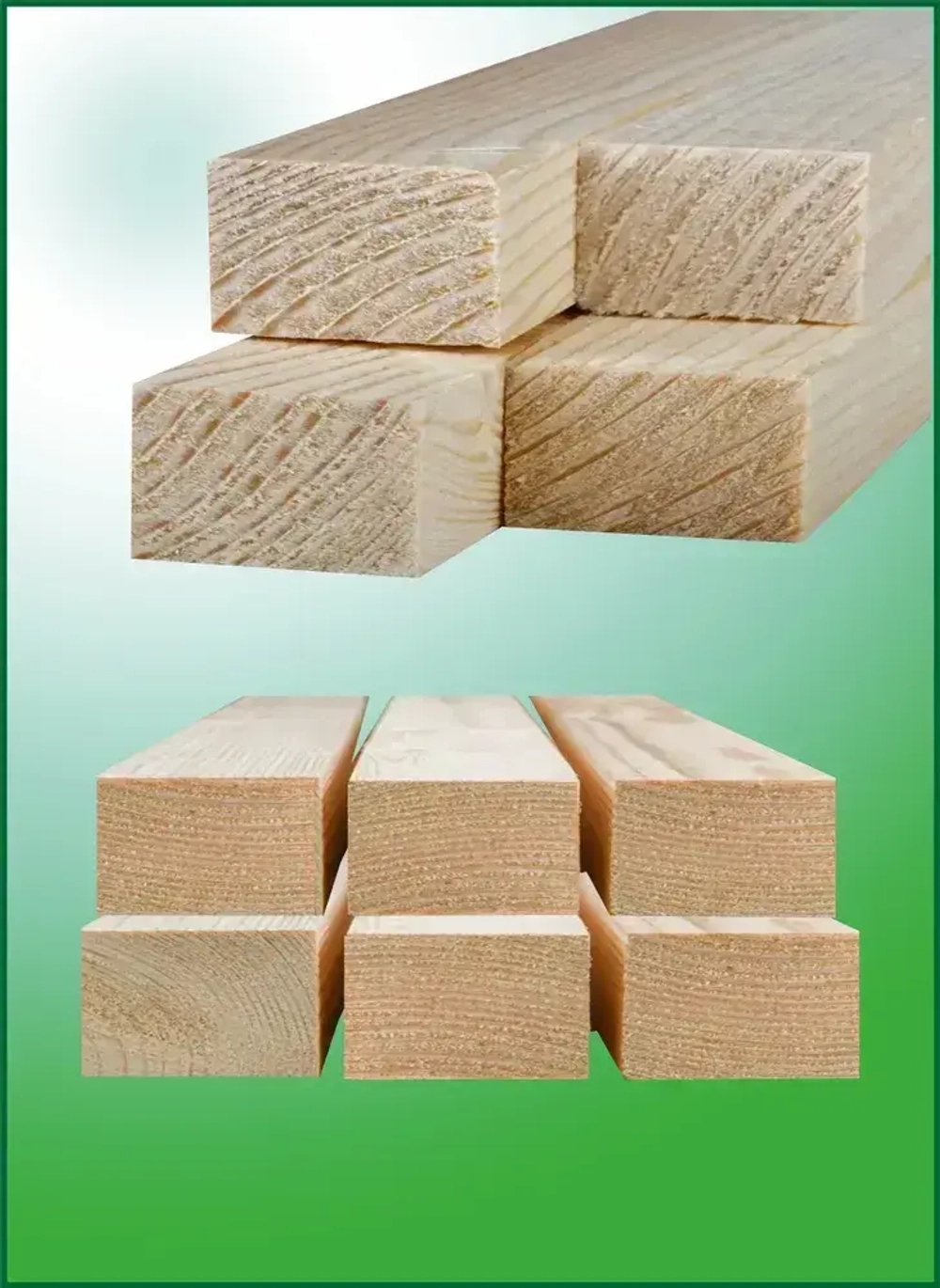 Рейка деревянная 20х30х1500 мм, хвоя, 10 шт.