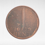 Netherlands, 1 Cent - Juliana, 1978, F
