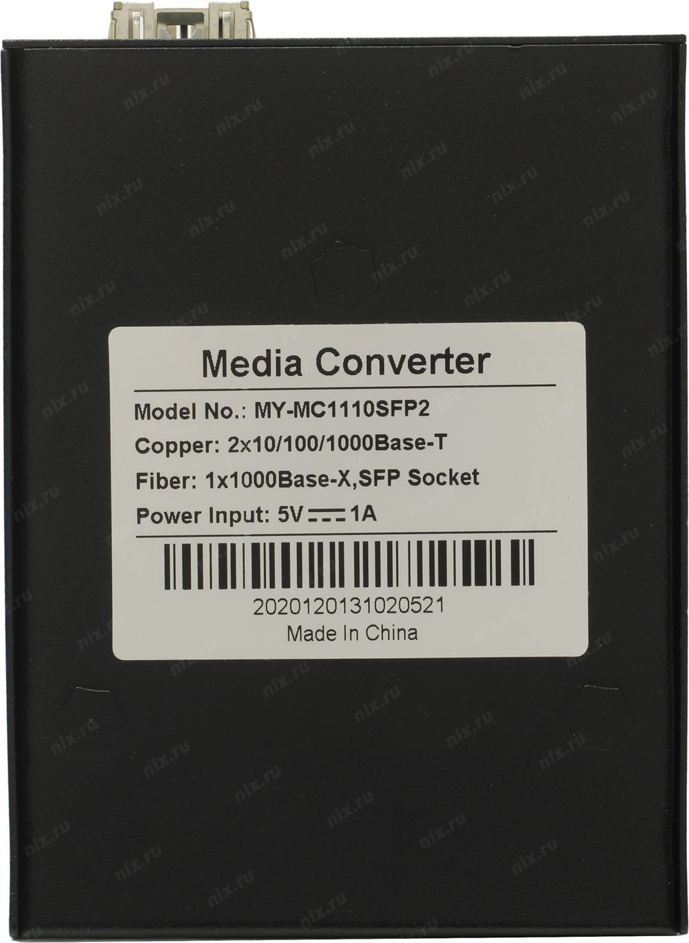Конвертер MultiCo &lt;MY-MC1110SFP2&gt; 1000Base-T to SFP Media Converter (2UTP, 1SFP)