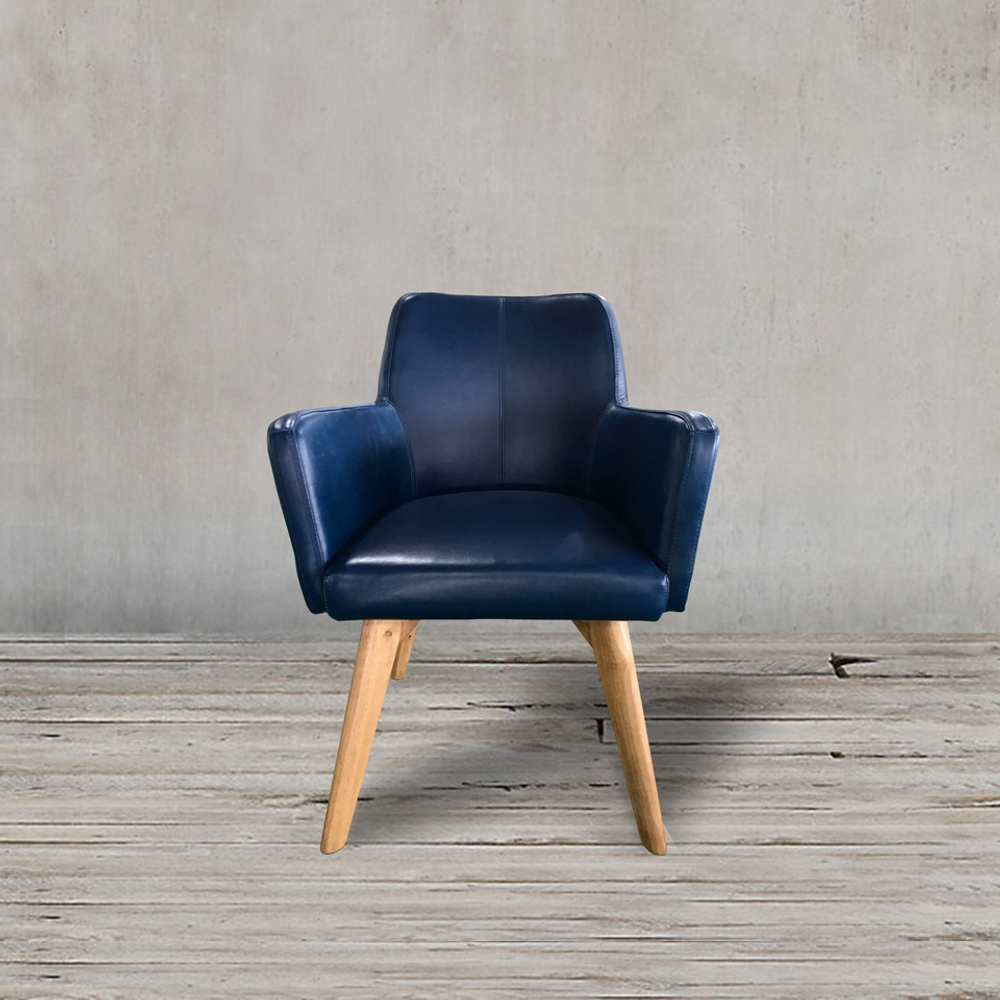 Полукресло Roomers Furniture c0097-1d/blue#b126