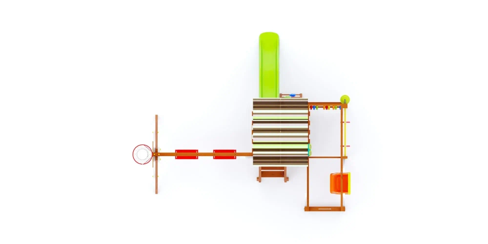 Детская площадка Савушка Тусун - 12 (салатовый)