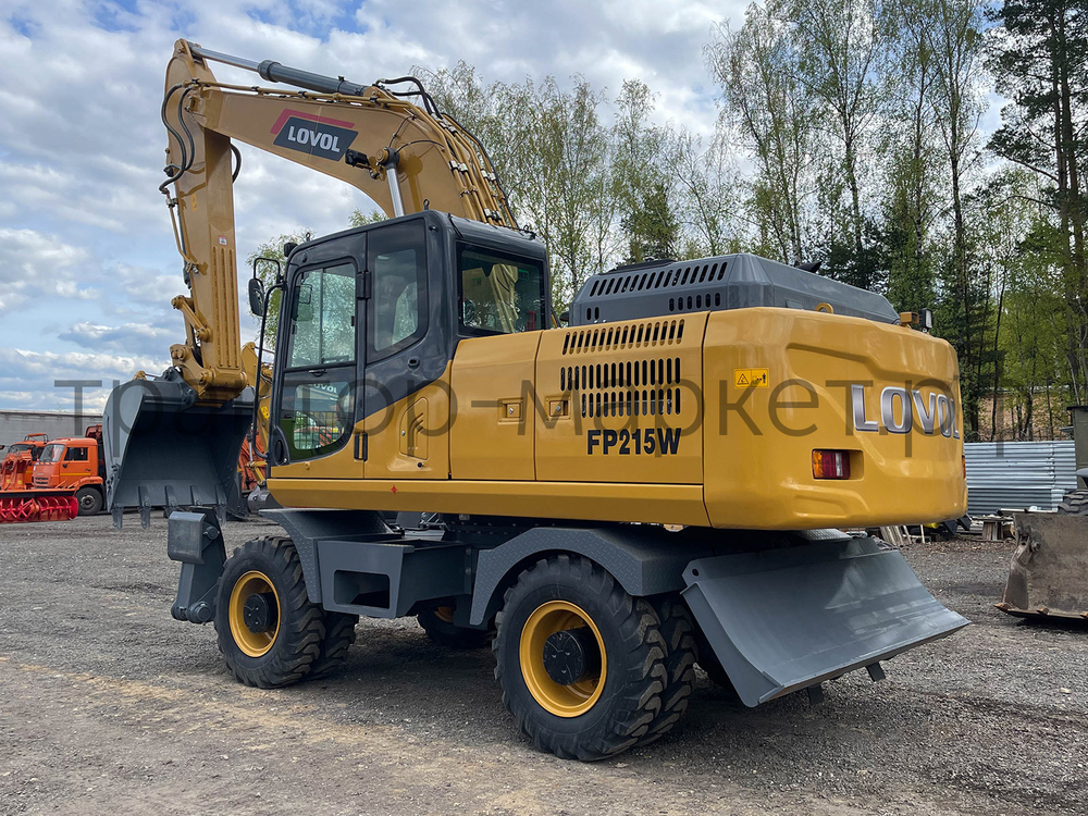 Колесный экскаватор LOVOL FP215W (ковш 1 м3)