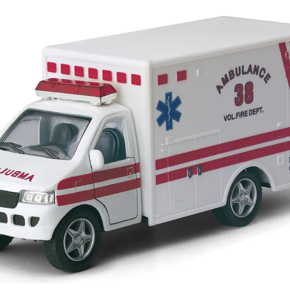 Машинка металлическая Скорая помощь KS5259D