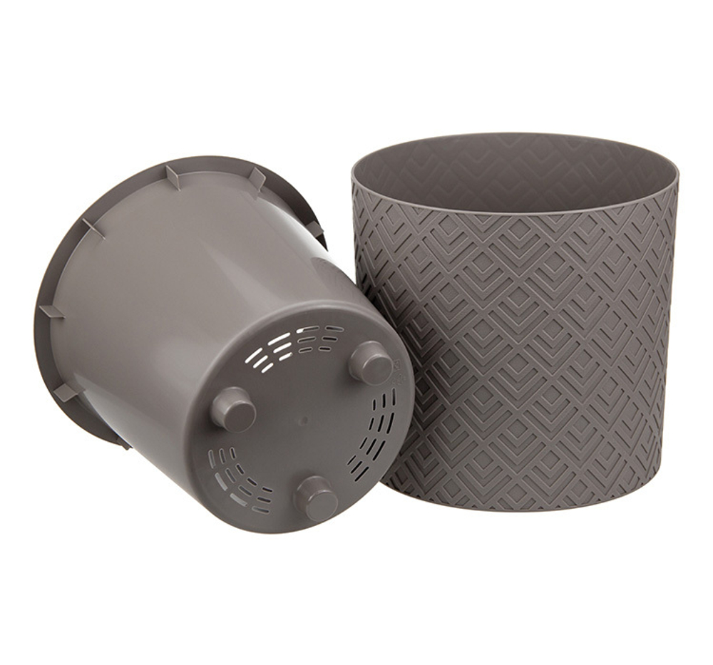 Кашпо ЭТНА с внутренней вставкой D280мм 9,5л