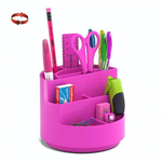 Набор настольный вращающийся Mini Burger, Neon Solid, розовый (ErichKrause)