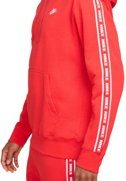Мужской теннисный костюм Nike Club Fleece Casual Hoodie - красный