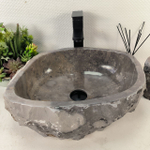 Раковина из мрамора Erozy Grey EM-65089 44*37*15 0882