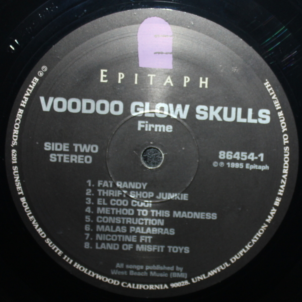 Винтажный винил Firme — Voodoo Glow Skulls купить в интернет