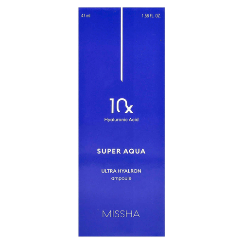 Missha, Super Aqua, ультра гиалроновая ампула, 47 мл (1,58 жидк. унц.)