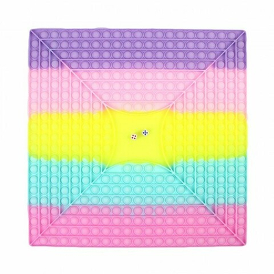 Игрушка антистресс Pop it Игра Кости (квадрат), силикон, 012872