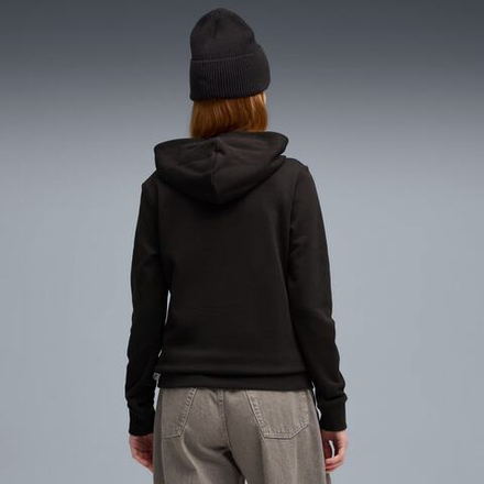 PUMA X SCUDERIA FERRARI ЖЕНСКАЯ ТОЛСТОВКА С КАПЮШОНОМ SPORTSWEAR, ЧЕРНЫЙ