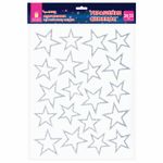 Украшение для окон и стекла ЗОЛОТАЯ СКАЗКА "Звезды 2", 25,8х33,5 см, ПВХ, 591256