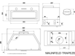 Вытяжка MAUNFELD TRAPEZE 602SGG черный