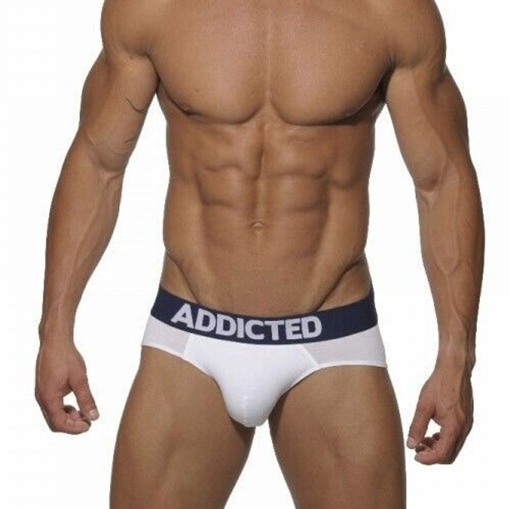 Мужские трусы брифы белые Seobean Addicted Essential Mini Brief White