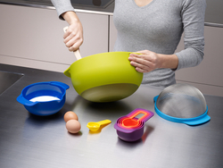 Набор мисок nest plus, разноцветный, 9 шт.