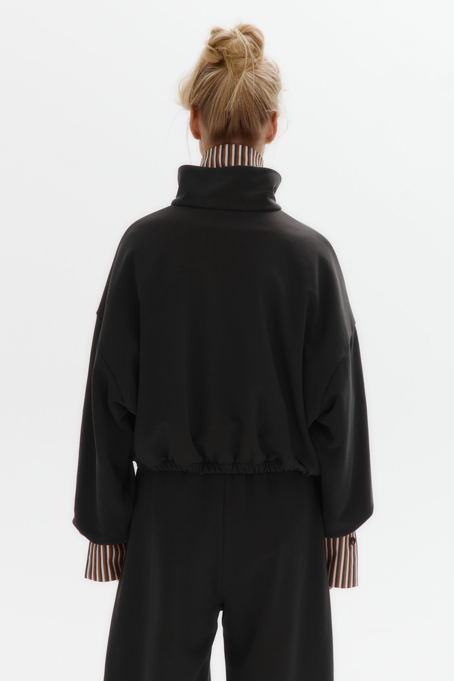 Свитшот укороченный full-zip