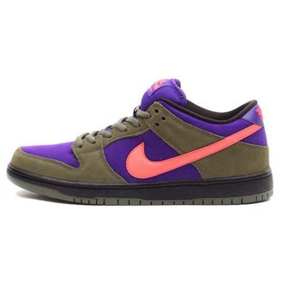 Nike Dunk SB Olive Atomic Red