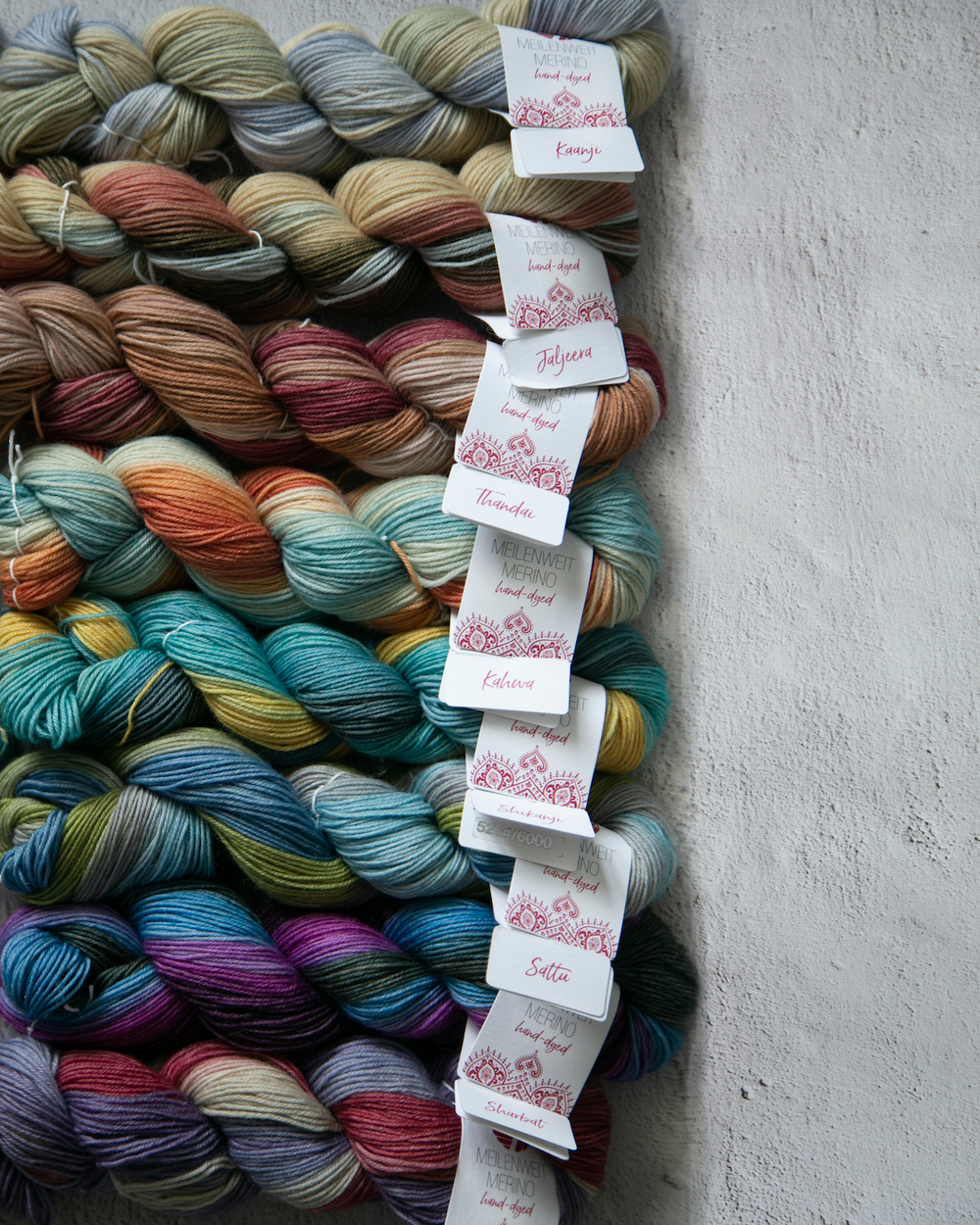 -45% Lana Grossa Meilenweit Merino | Hand-Dyed | 2х50г