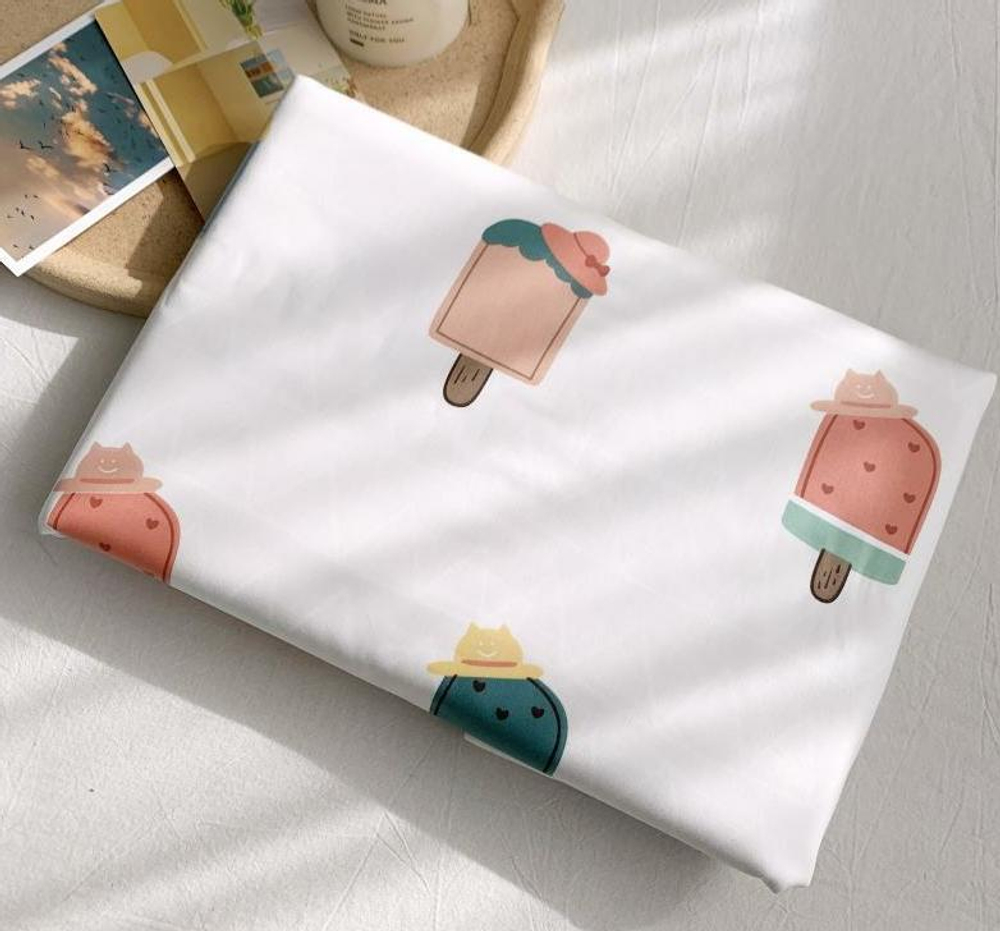 ZEPHYR HOME Постельное белье Полуторка Египетский хлопок Белый