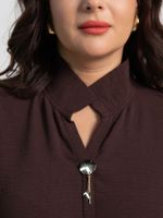 Блуза Серенада (шоколад) Б15553-24М LT Collection