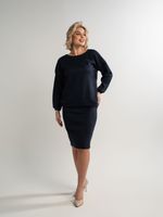 Костюм с юбкой Совершенство форм (синий) К15118-10М LT Collection