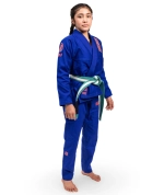 Детское кимоно Tatami PRO SERIES - BLUE & WILD ROSE