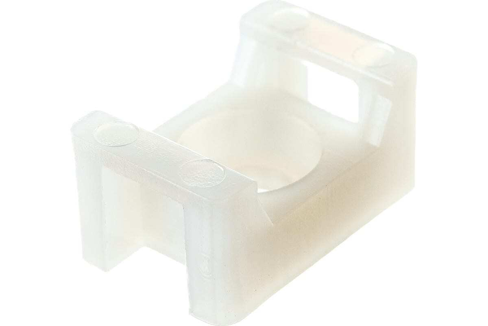 Площадка монтажная под винт ПМО 15х10 белые (100шт/уп) (For tisflex) КВТ 62451