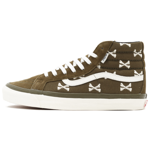 Vans SK8 WTAPS Olive Crossbones