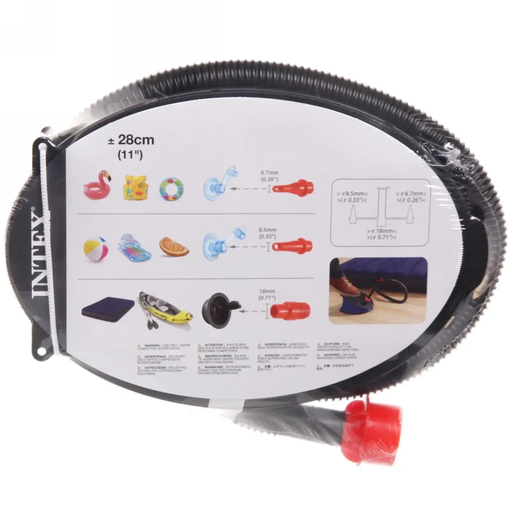 Насос ножной Bellows Foot, 28 см, Intex (69611)