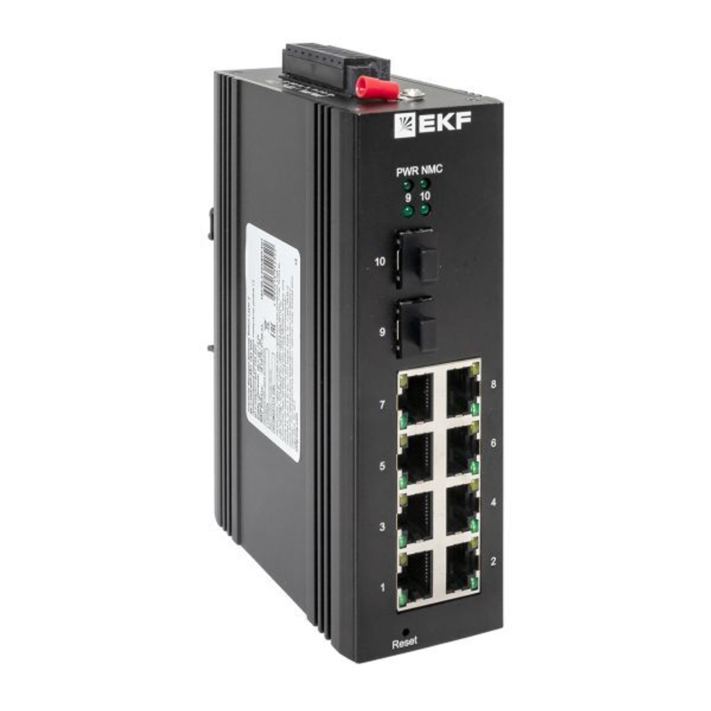 Коммутатор промышленный управляемый EKF TSX-ML2-2GX/SFP-8GT