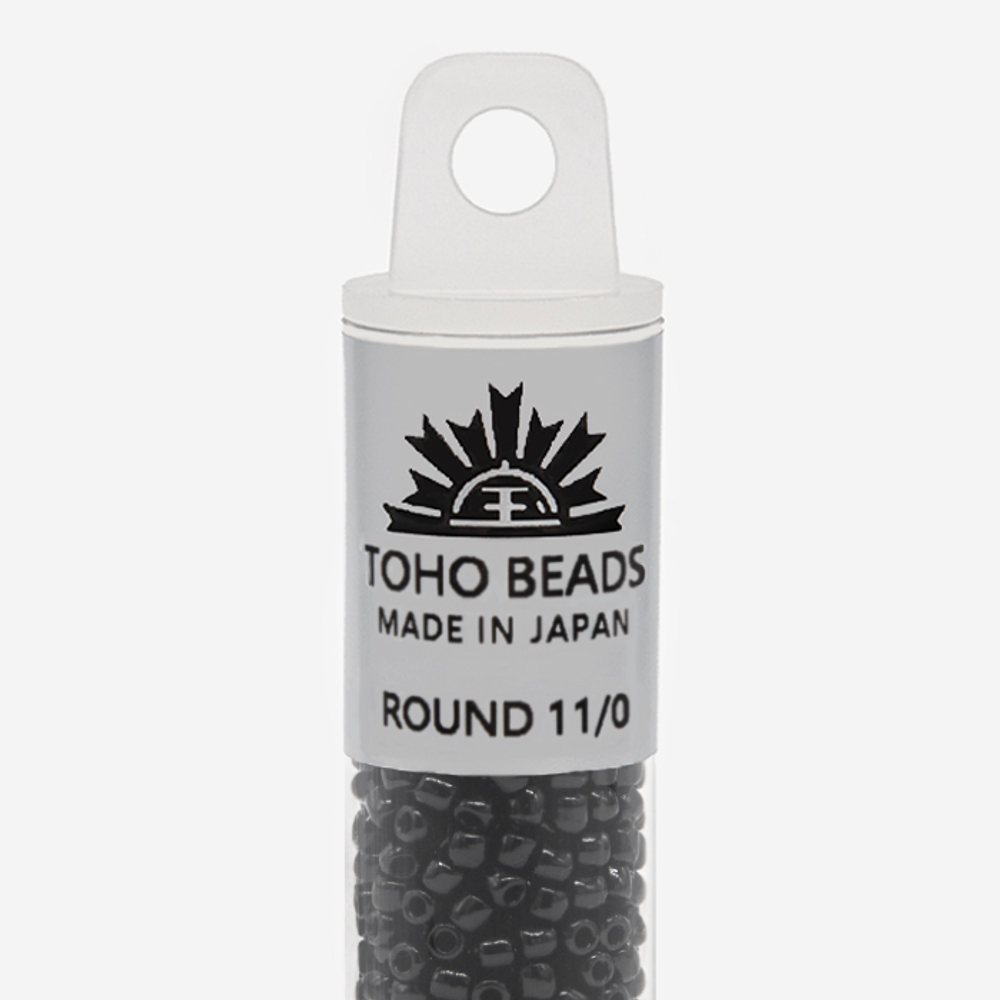 Японский бисер TOHO Round 11/0 (№49), непрозрачный глянцевый