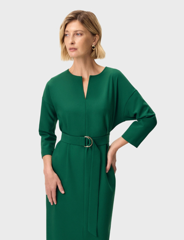 Платье с поясом Pompa