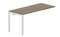 стол Strike 1580х680х750мм (меламиновый аутлет) - приставной элемент