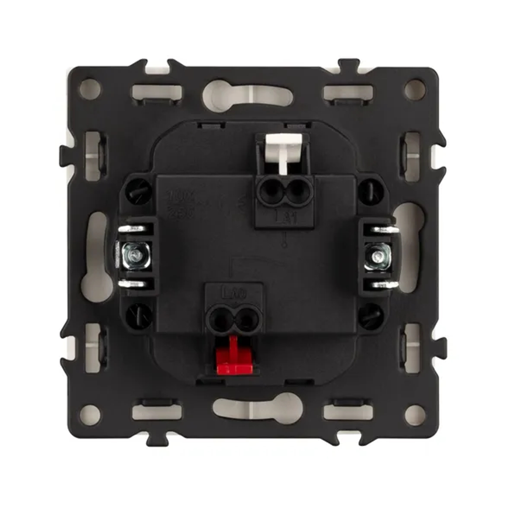 Механизм выключателя одноклавишный непроходной LED SWT-NOBE-MK01-SFPL-L-WH (230V, 10A) (Arlight, -) 054232