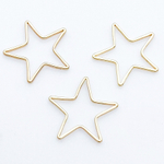 Подвеска Звезда, позолота, размер 13*14 мм, цена за 1 шт